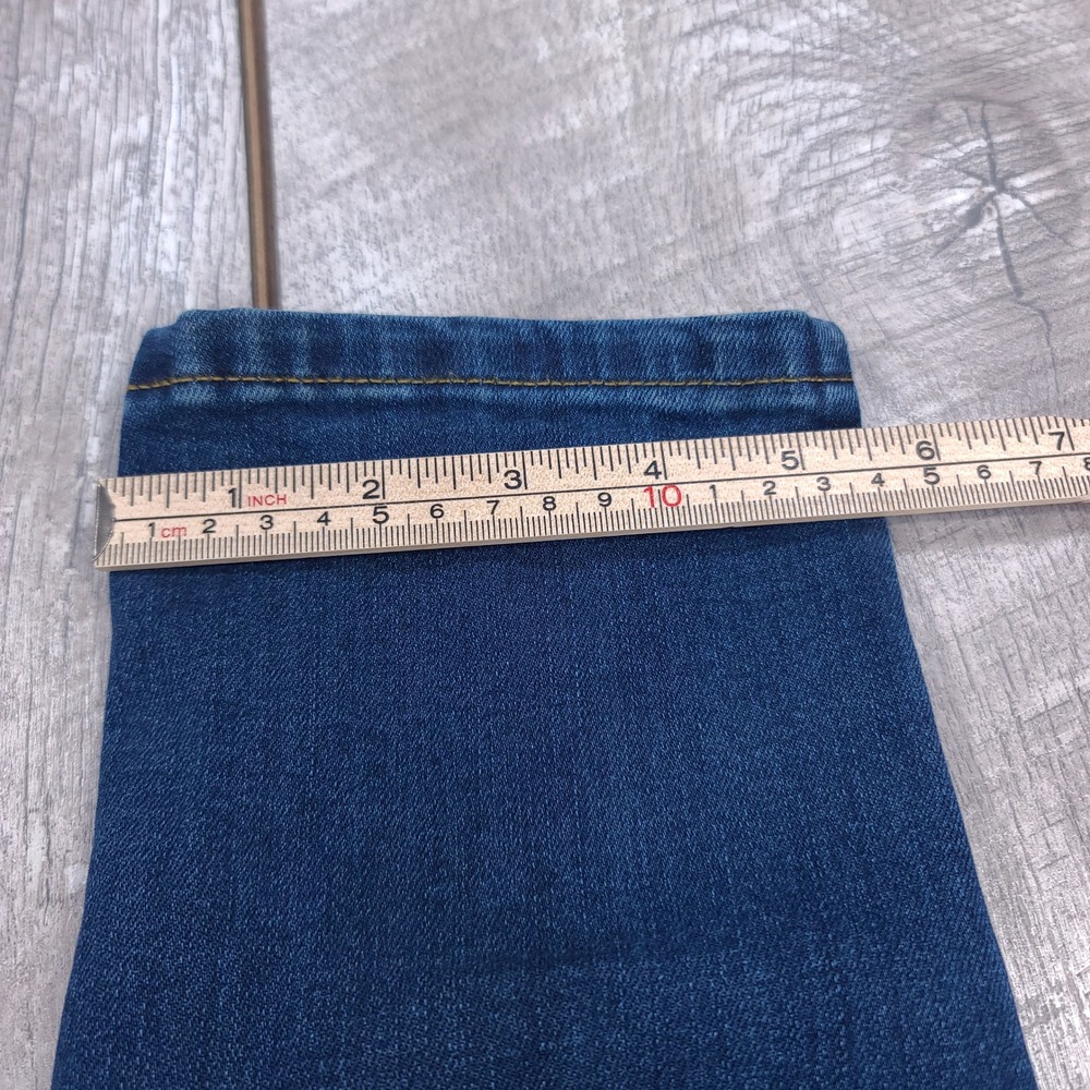 Prana Kara Jeans Women Size 10 Blue Dark Wash Skinny Organic Cotton Stretch - Picture 8 of 12